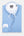 Camicia Uomo Sport Popelin Stretch Bianco Blu