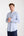 Camisa Hombre Caravaggio Essential Lino Azul Blanco