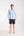 Camisa Hombre Caravaggio Essential Lino Azul Blanco