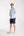 Camisa Hombre Caravaggio Essential Lino Azul Blanco
