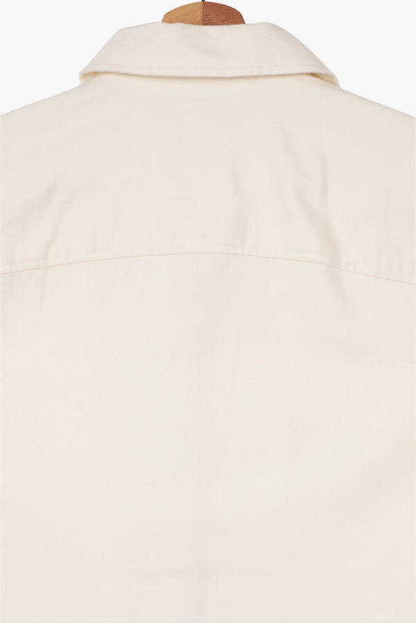 Overshirt Uomo Sport Twill Bianco