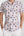 Camisa Hombre Manga corta Hawaii Sport Popelin Stretch Blanco Azul