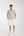 Camisa Hombre Manga corta Hawaii Sport Popelin Stretch Blanco Azul