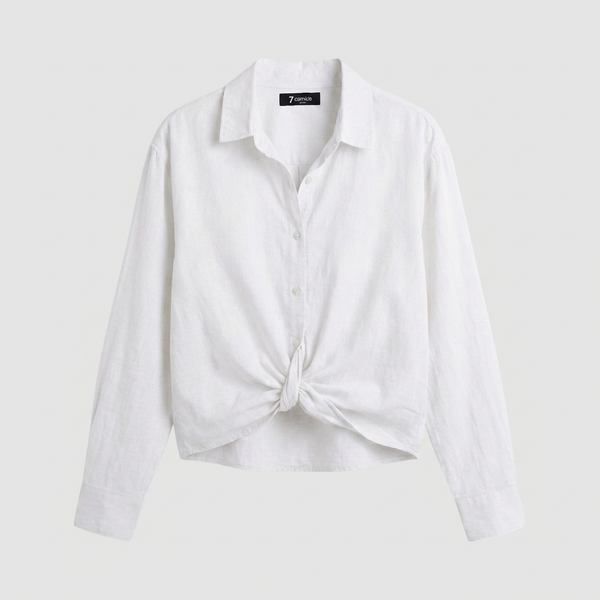 Chemise Femme Sport Coton Blanc