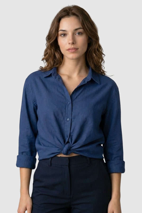 Chemise Femme Sport Coton Bleu