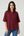 Relax Fit Women Short Sleeves Shirt Red