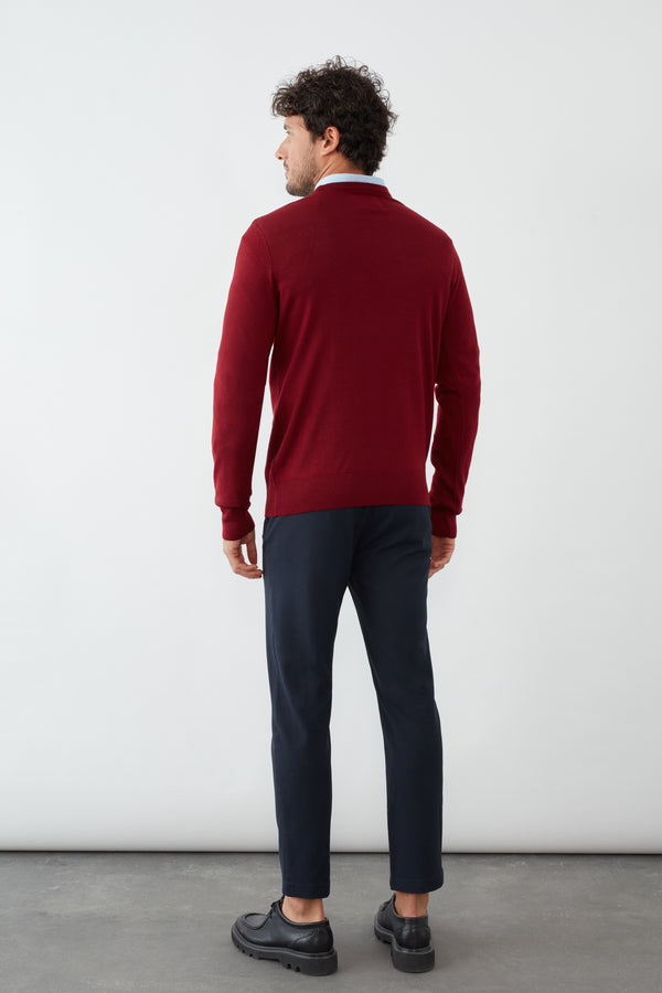 Pull-over Homme Rouge