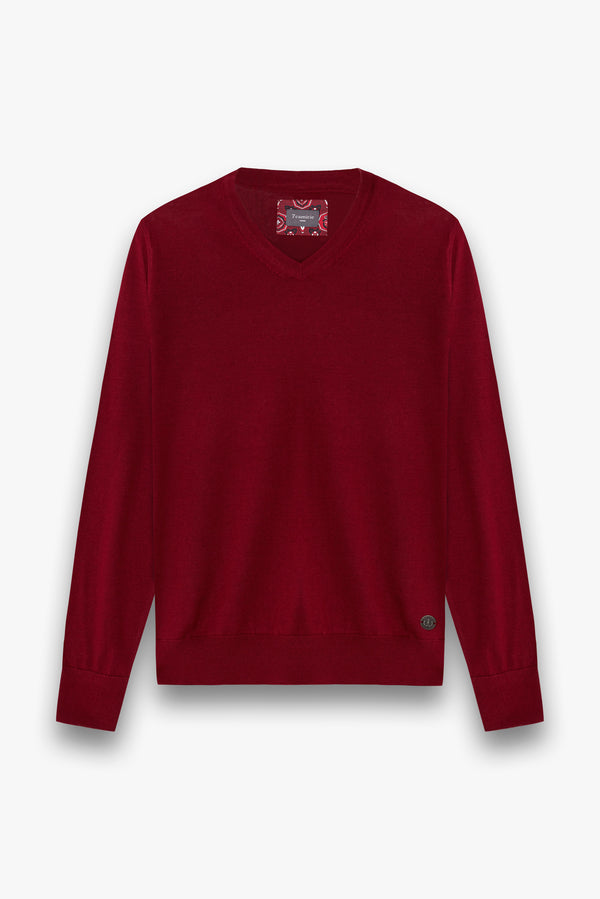 Pull-over Homme Rouge