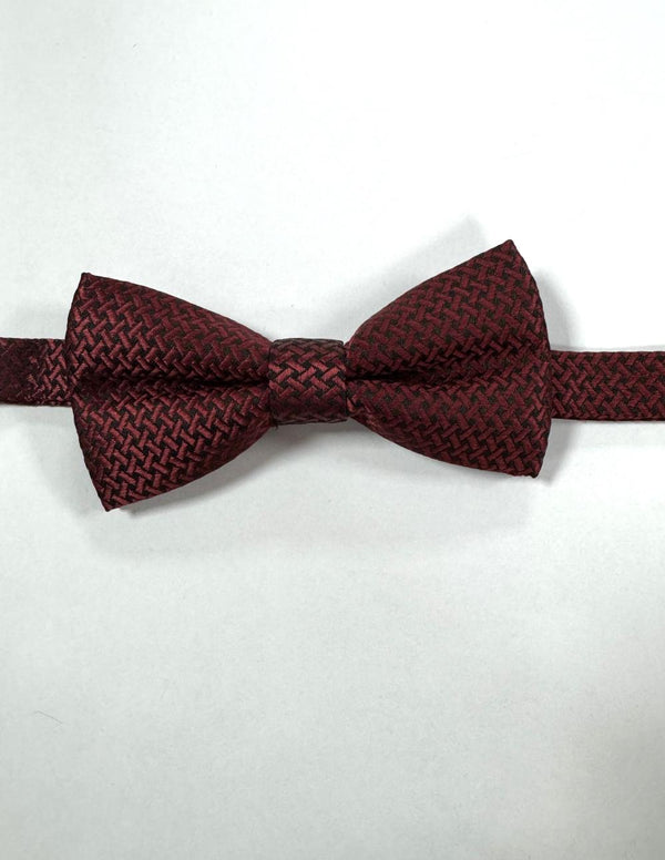 Microfiber Man Bow tie Red Black