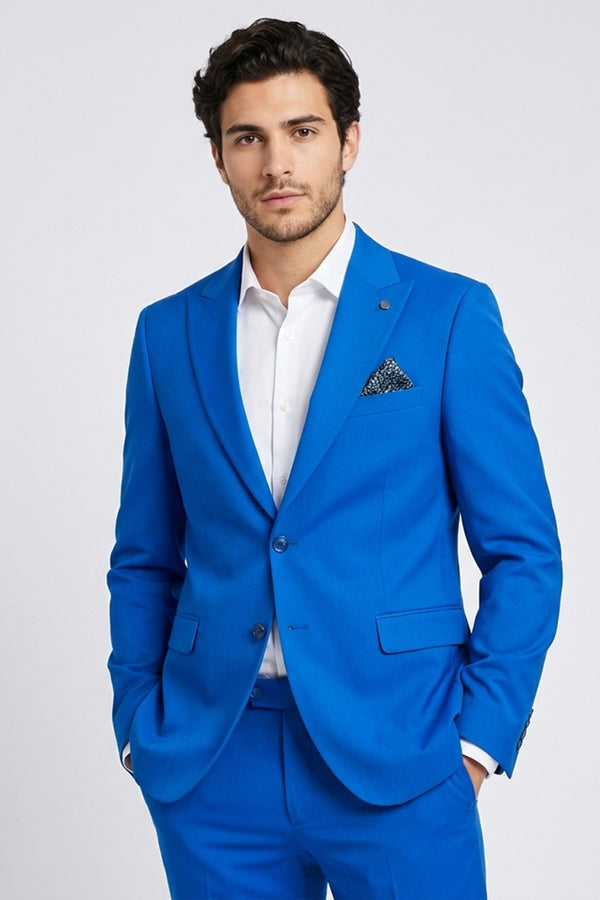 Abito Uomo Microfibra Blu scuro