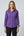 Beatrice Sport Poplin Stretch Women Shirt Purple