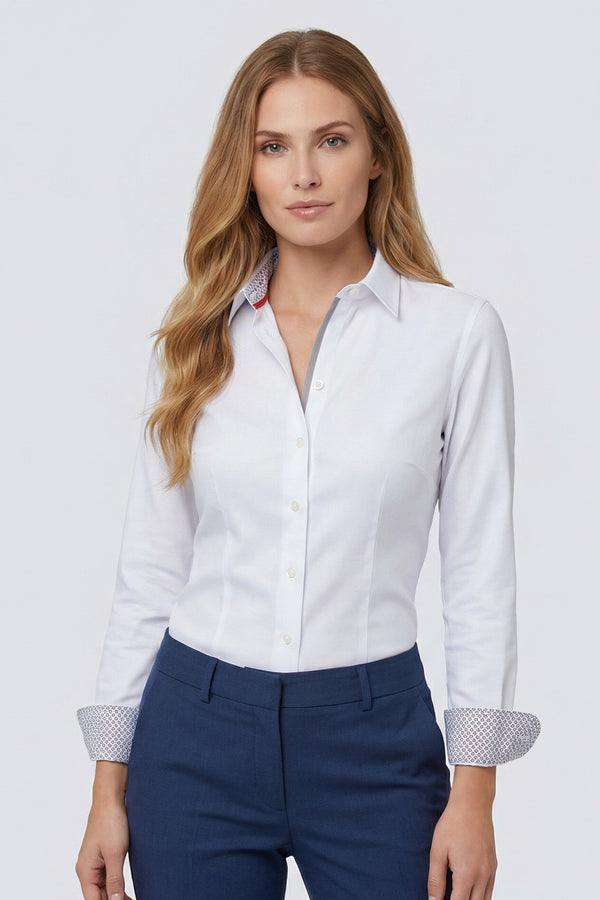 Beatrice Sport Oxford Women Shirt White