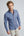 Herren Hemd Popelin Blau Hellblau