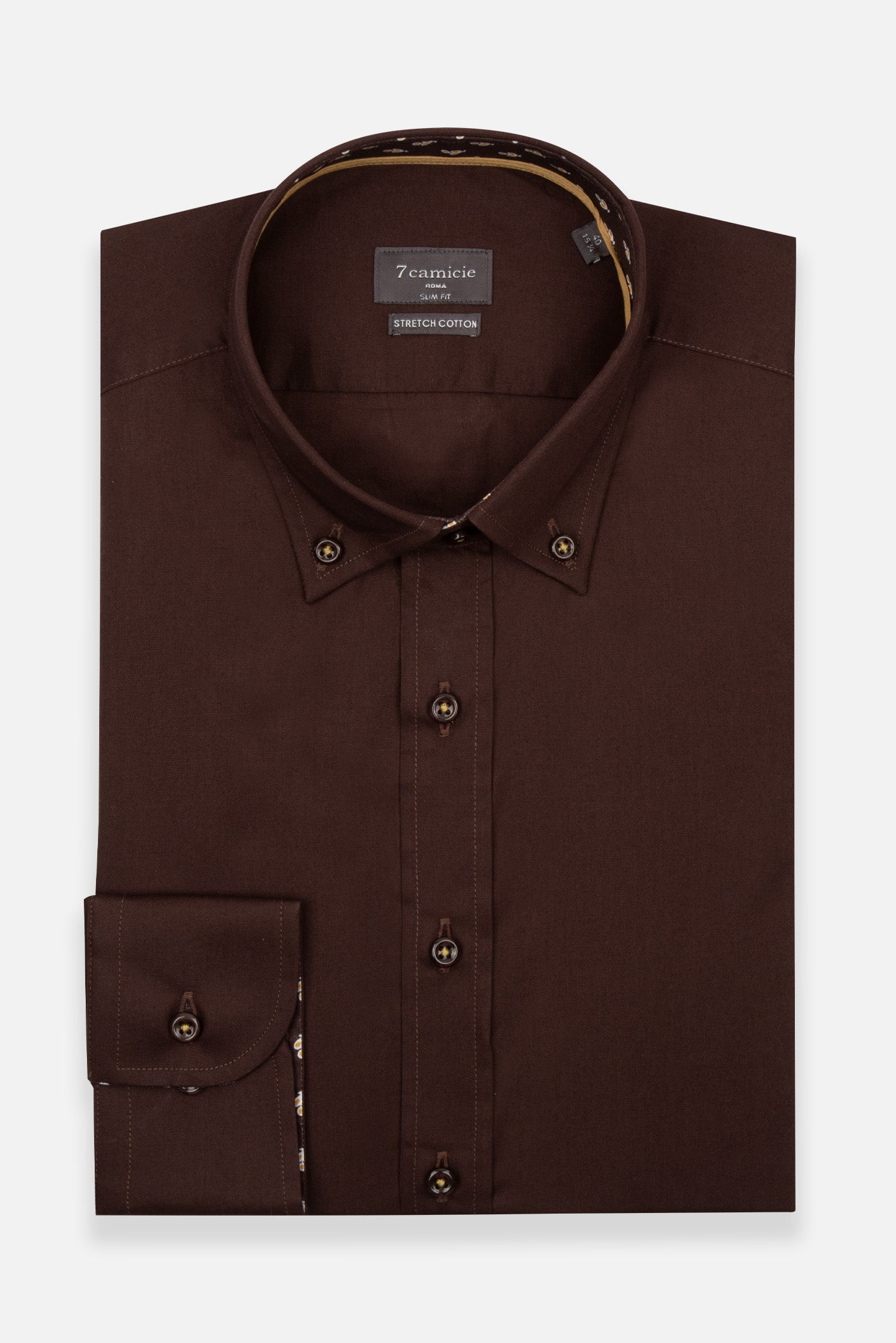 Camicia Uomo Gildan Manica Lunga | Bronzo Arrugginito Taglia 3XL | Colletto Senza Cuciture, Vestibilità Tubolare, Abbigliamento Daily