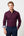 Leonardo Sport Herren Hemd Baumwolle Violett