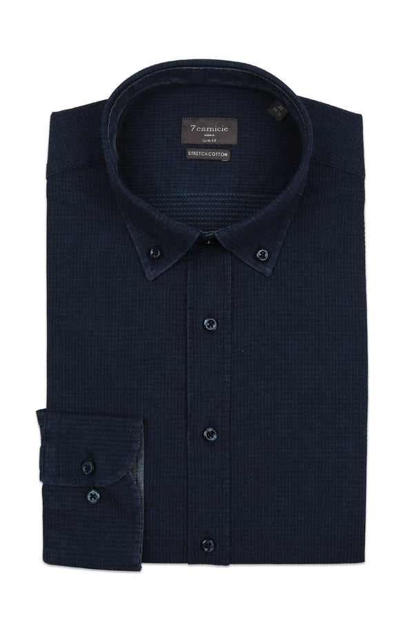 Leonardo Sport Herren Hemd Denim Blau