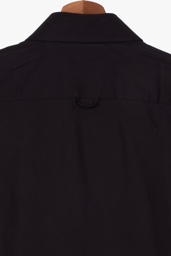 Camicia Uomo Leonardo Popelin Stretch Nero