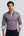 Chemise Homme Donatello Sport Popelin Stretch Violet Blanc
