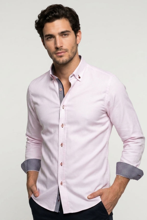 Sport Oxford Man Shirt Pink