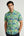 Chemise Homme Manche Courte Leonardo Sport Lin Vert Bleu