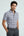 Chemise Homme Manche Courte Leonardo Sport Lin Bleu Blanc