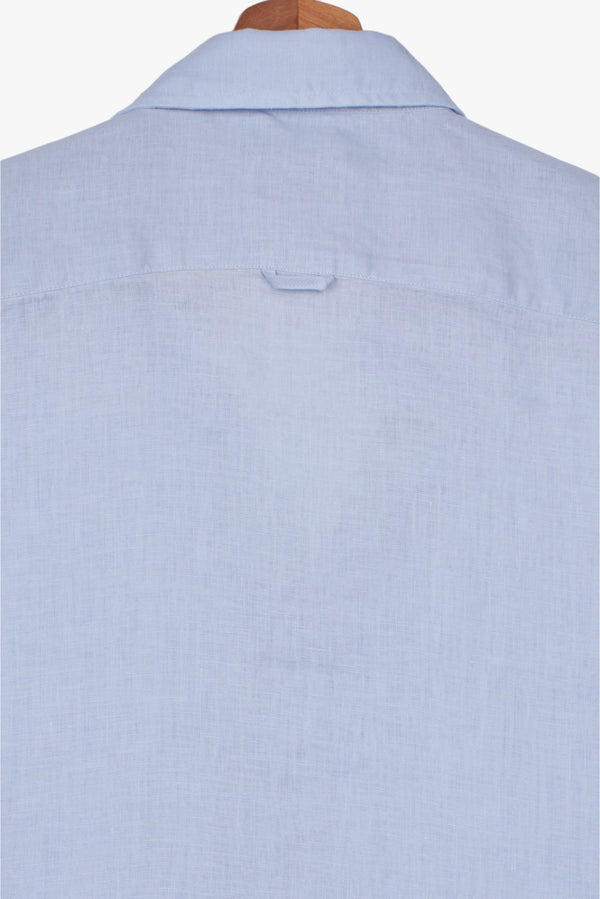 Chemise Homme Firenze Essential Lin Bleu clair