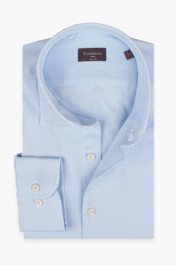 Camicia Uomo Firenze Oxford Celeste