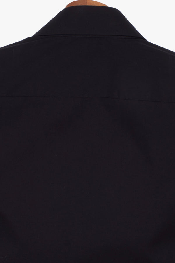 Camisa Hombre Firenze Popelin Stretch Negro