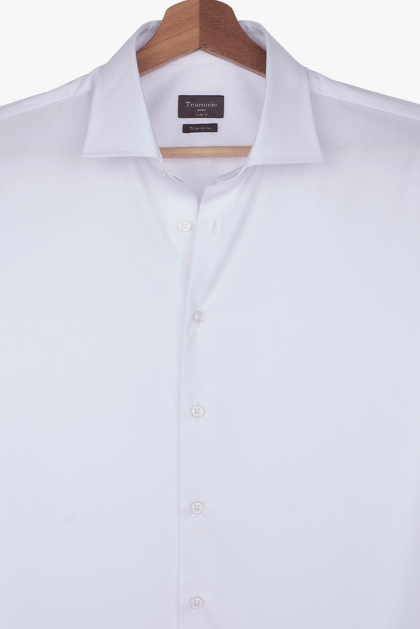 Firenze Essentials Poplin Stretch Man Shirt White