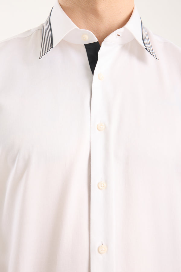 Sport Satin Man Shirt White