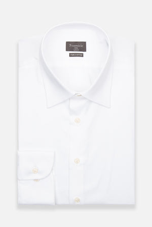 Romeo Essentials Satin Man Shirt White