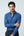 Roma Iconic Herren Hemd Popelin Blau Hellblau
