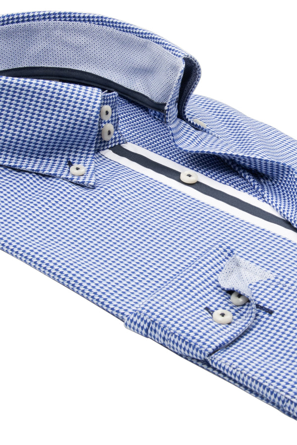 Roma Iconic Herren Hemd Armored Blau Hellblau