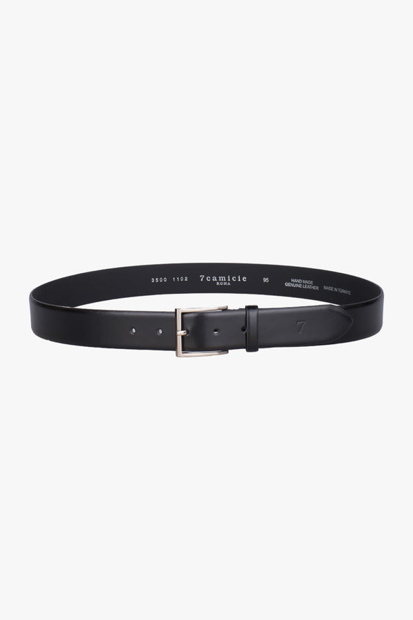 Leather Man Belt Black