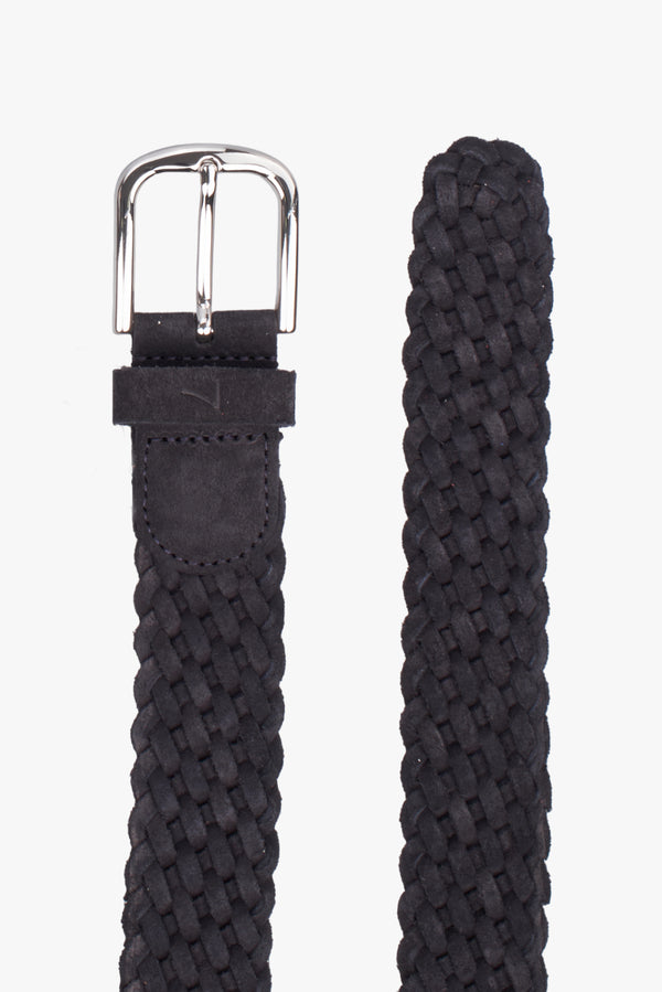 Leather Man Belt Black