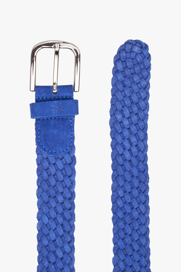 Ceinture Homme Cuir Bleu marine