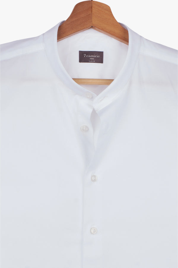 Camicia Uomo Caravaggio Popelin Stretch Bianco