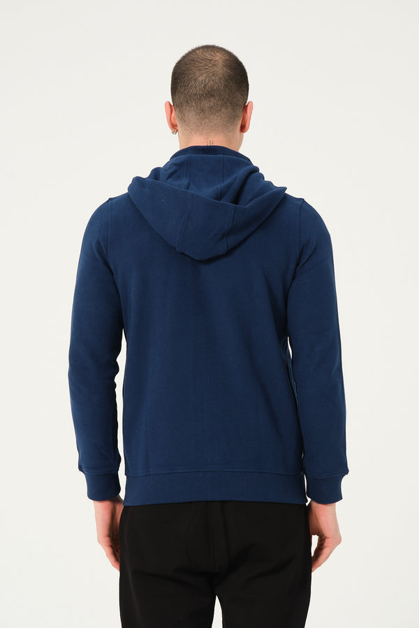 Cotton Man Sweater Blue