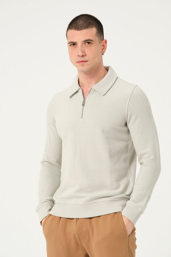 Pull Gris clair pour Homme