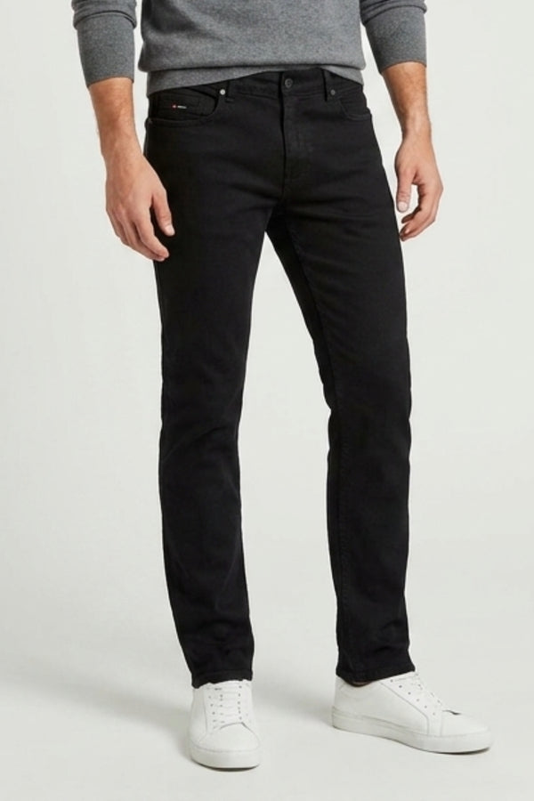 Herren Hose Baumwollstretch Schwarz