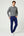 Herren Hose Baumwollstretch Blau