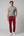 Cotton Stretch Man Pant Red