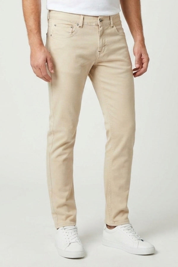 Cotton Stretch Man Pant Beige
