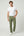 Herren Hose Baumwollstretch Grun