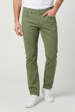 Cotton Stretch Man Pant Green
