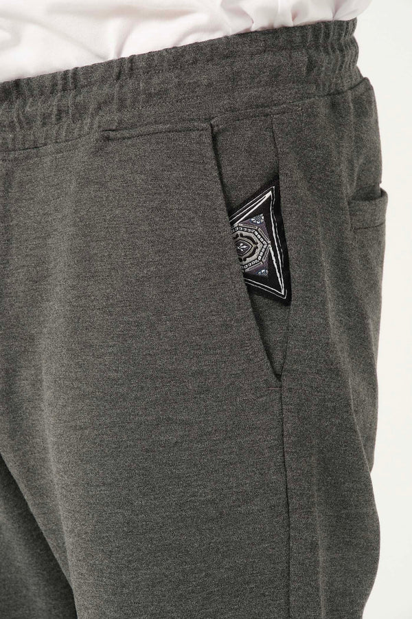 Cotton Man Jogger Pant Grey