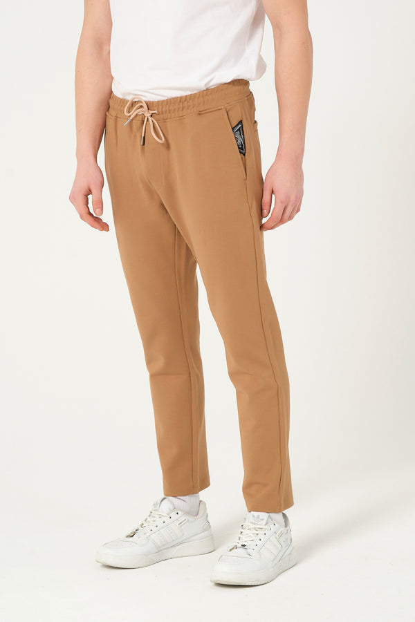 Cotton Man Jogger Pant Brown