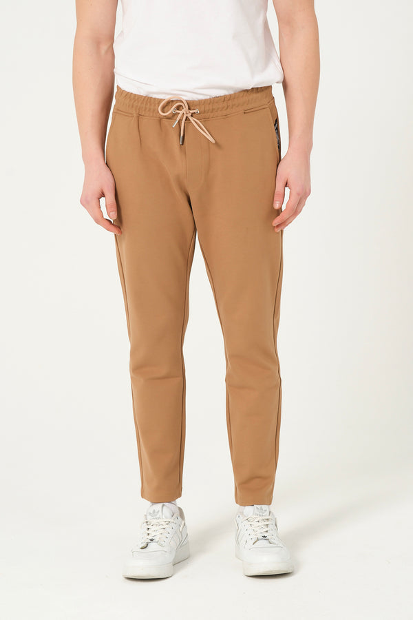 Cotton Man Jogger Pant Brown