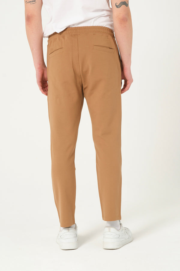 Pantaloni jogger da uomo marrone chiaro