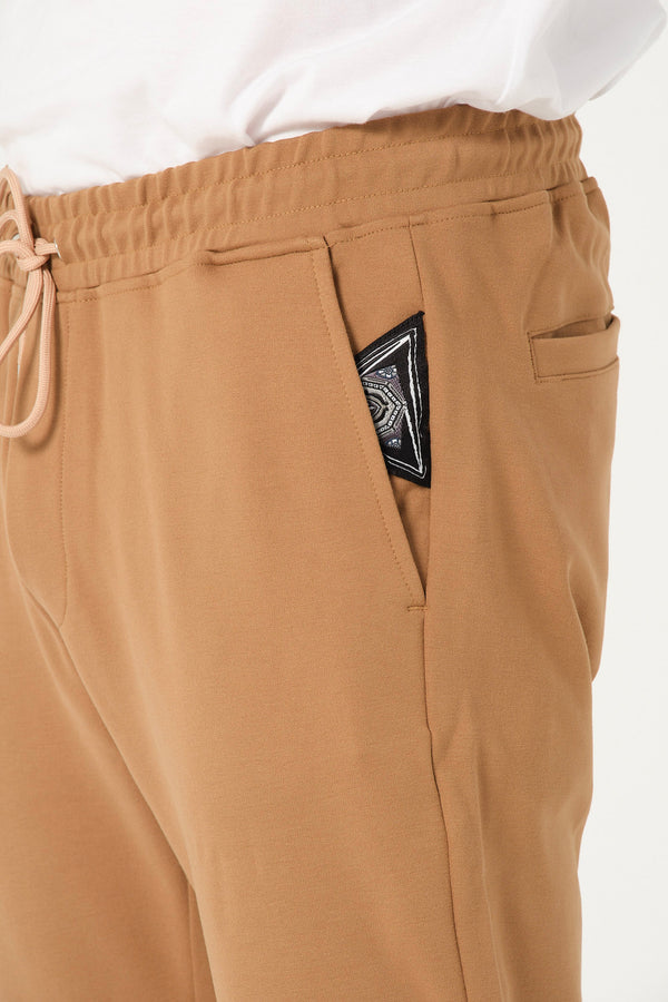 Pantaloni jogger da uomo marrone chiaro